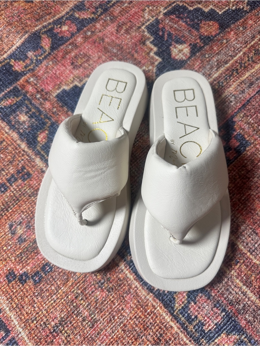 Chunky Platform Thong Sandal sz 6